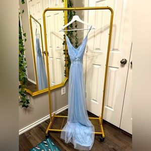 Windsor floor length tulle dress